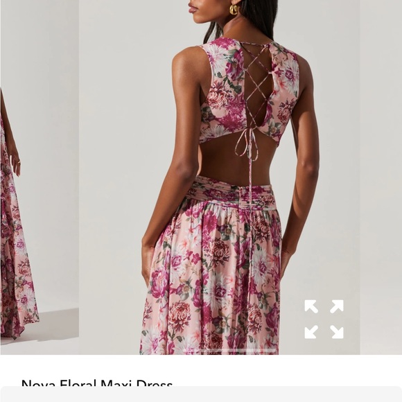 Astr floral dress xs - Picture 4 of 4